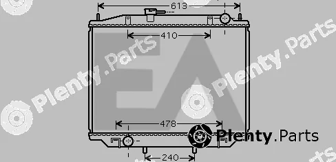 Eaclima 31R18007 — Radiator, engine cooling