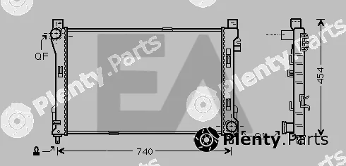 Eaclima 31R50078 — Radiator, engine cooling