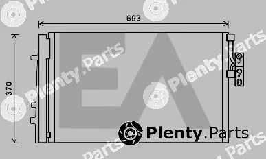 Eaclima 30C07055 — Condenser, air conditioning