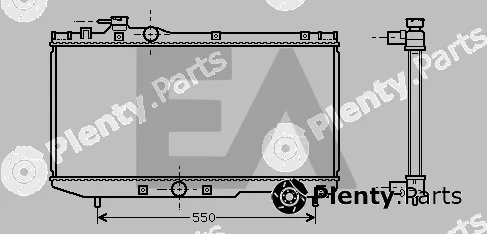 Eaclima 31R71059 — Radiator, engine cooling