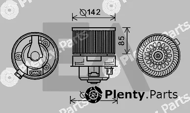 Eaclima 42A55003 — Electric Motor, interior blower