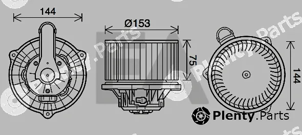 Eaclima 42A28022 — Electric Motor, interior blower