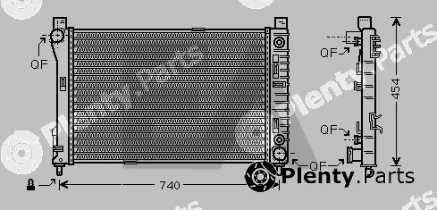 Eaclima 31R50152 — Radiator, engine cooling