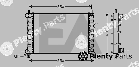 Eaclima 31R40017 — Radiator, engine cooling