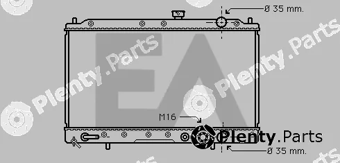 Eaclima 31R51010 — Radiator, engine cooling