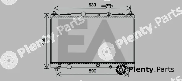 Eaclima 31R69065 — Radiator, engine cooling
