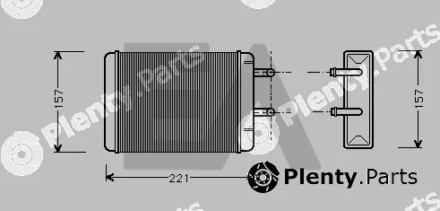 Eaclima 45C54001 — Heat Exchanger, interior heating