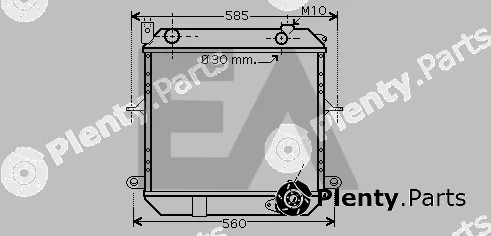 Eaclima 31R18092 — Radiator, engine cooling