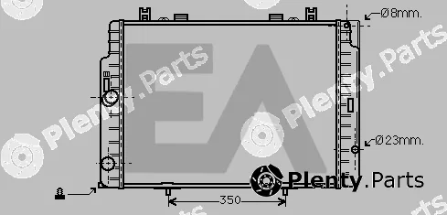 Eaclima 31R50189 — Radiator, engine cooling