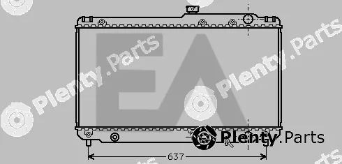 Eaclima 31R71091 — Radiator, engine cooling