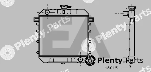 Eaclima 31R54060 — Radiator, engine cooling