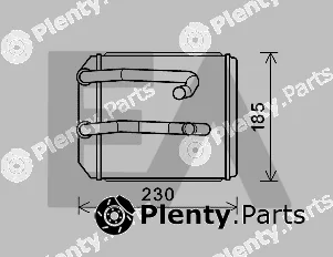 Eaclima 45C51003 — Heat Exchanger, interior heating
