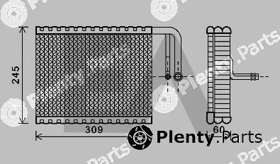 Eaclima 43B07011 — Evaporator, air conditioning