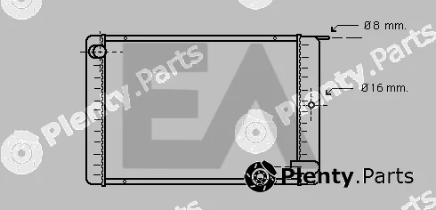 Eaclima 31R78007 — Radiator, engine cooling