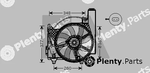 Eaclima 33V54030 — Fan, engine cooling