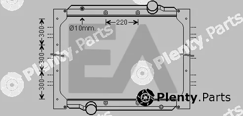 Eaclima 31R47028 — Radiator, engine cooling