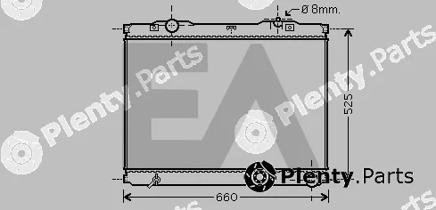 Eaclima 31R36016 — Radiator, engine cooling