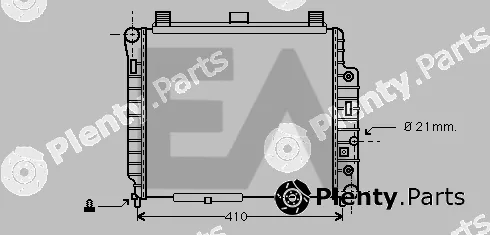 Eaclima 31R50143 — Radiator, engine cooling