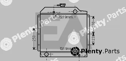 Eaclima 31R59047 — Radiator, engine cooling