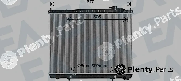 Eaclima 31R18196 — Radiator, engine cooling