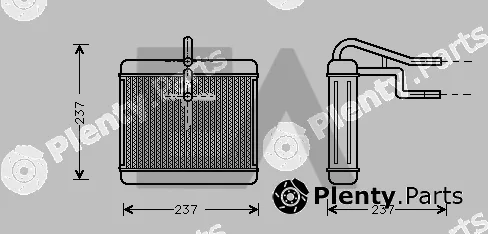Eaclima 45C05007 — Heat Exchanger, interior heating