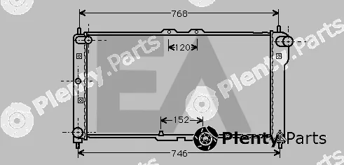 Eaclima 31R52032 — Radiator, engine cooling
