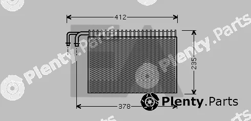 Eaclima 43B07003 — Evaporator, air conditioning