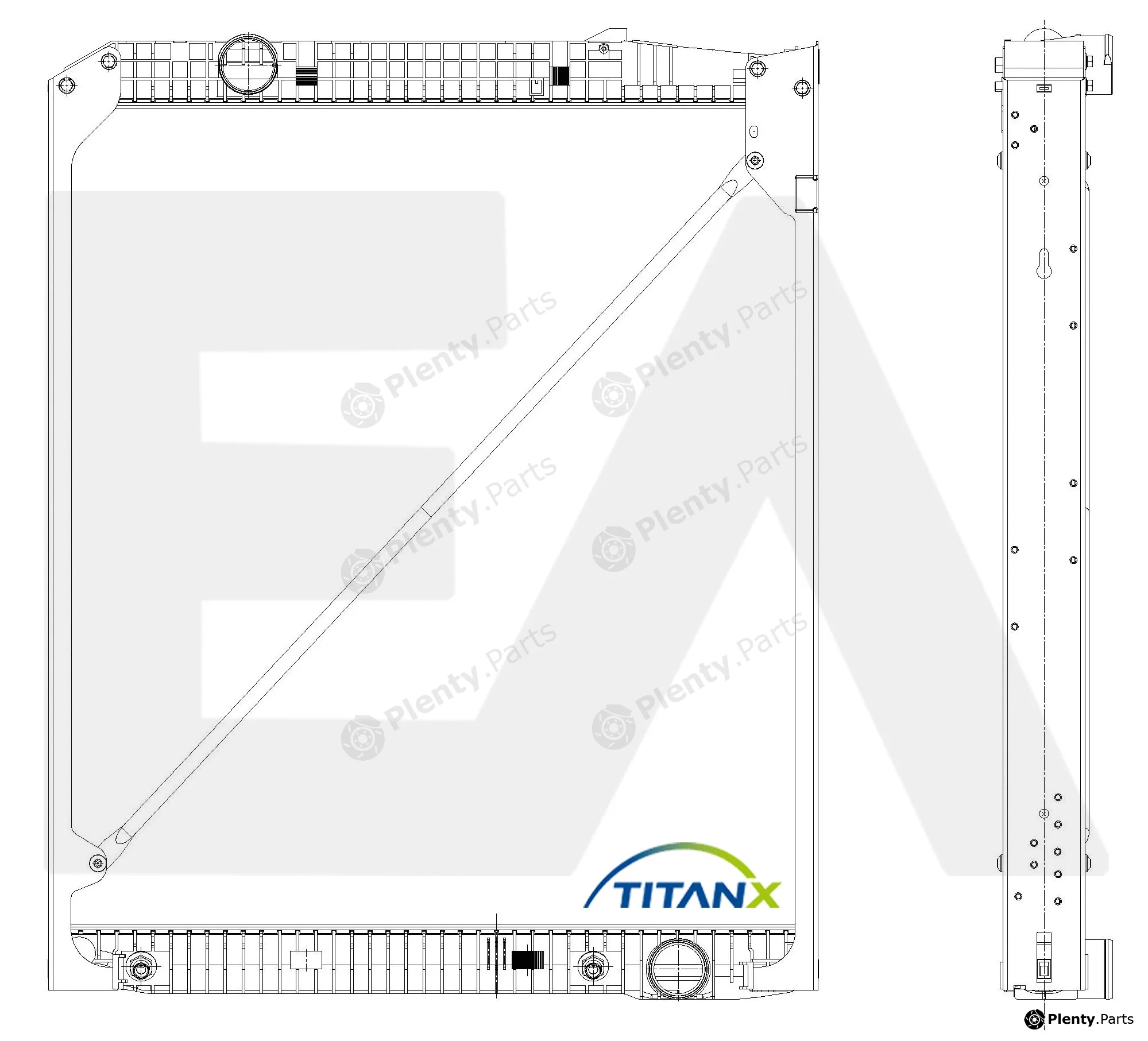 Eaclima 31R45032T — Radiator, engine cooling