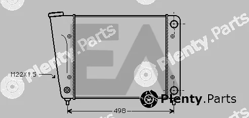 Eaclima 31R77011 — Radiator, engine cooling