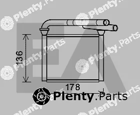 Eaclima 45C52009 — Heat Exchanger, interior heating