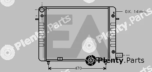 Eaclima 31R54072 — Radiator, engine cooling