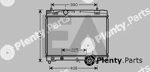 Eaclima 31R71253 — Radiator, engine cooling