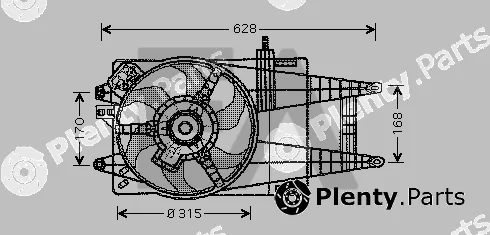 Eaclima 33V25020 — Fan, engine cooling