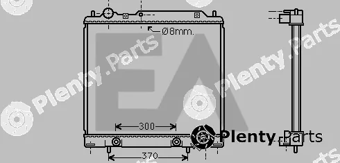 Eaclima 31R51074 — Radiator, engine cooling