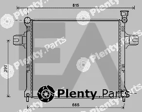 Eaclima 31R33021 — Radiator, engine cooling