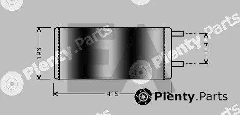 Eaclima 45C76001 — Heat Exchanger, interior heating