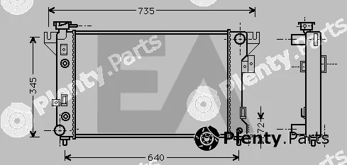 Eaclima 31R12011 — Radiator, engine cooling