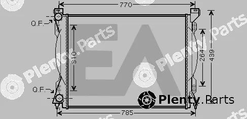 Eaclima 31R02046 — Radiator, engine cooling