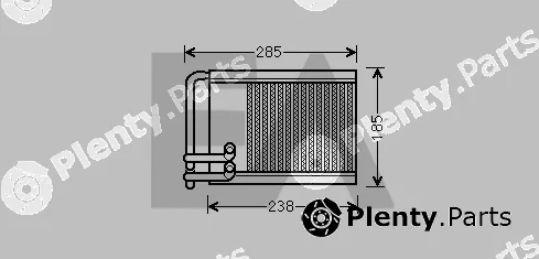Eaclima 45C28040 — Heat Exchanger, interior heating