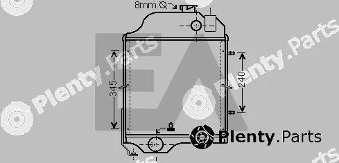 Eaclima 31R32003 — Radiator, engine cooling