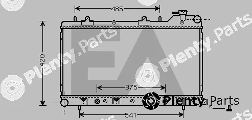 Eaclima 31R68022 — Radiator, engine cooling