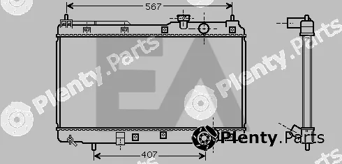 Eaclima 31R26053 — Radiator, engine cooling