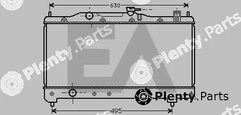 Eaclima 31R71003 — Radiator, engine cooling