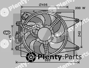 Eaclima 33V40001 — Fan, engine cooling