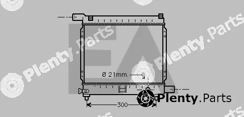 Eaclima 31R50066 — Radiator, engine cooling