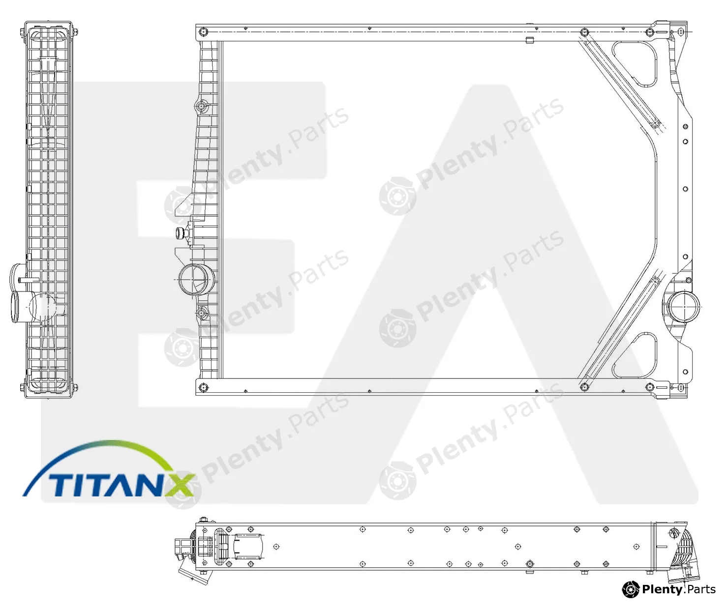 Eaclima 31R76029T — Radiator, engine cooling