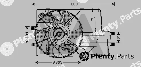 Eaclima 33V50008 — Fan, engine cooling