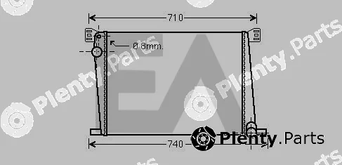Eaclima 31R07148 — Radiator, engine cooling