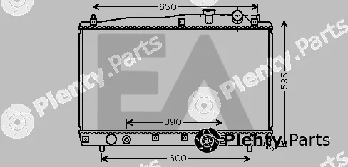 Eaclima 31R71216 — Radiator, engine cooling