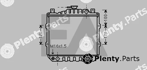 Eaclima 31R69009 — Radiator, engine cooling